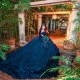 Ruffled Navy Blue Vestidos De 15 Anos Sweetheart Neck Birthday Party Dress Off Shoulder Quince Dress