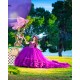 Ruffled Quince Dress Off Shoulder Purple Vestidos De 15 Anos Sweetheart Neck Long Sleeve Women 2024 Ball Gown