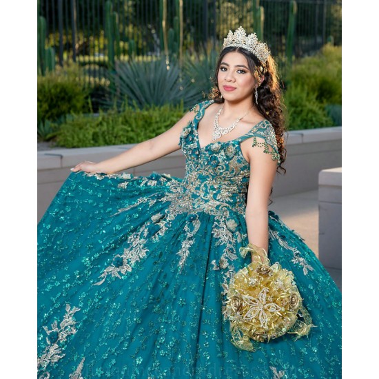 Sleeveless Sweet 15 Gowns Emerald Green Quince Dress Sweetheart Neck 15 Birthday Party Gowns Lace Appliques Vestidos De XV Anos