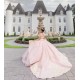 Off Shoulder Pink Quince Dress Sequin Sweetheart Neck Vestidos De 15 Anos Lace Appliques Birthday Party Robe