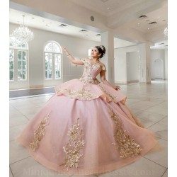 Off Shoulder Pink Quince Dress Sequin Sweetheart Neck Vestidos De 15 Anos Lace Appliques Birthday Party Robe