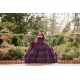 Ruffled Lilac Quince Dress Sweetheart Neck 2024 Ball Gown Sleeveless Vestidos De 15 Anos