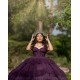 Ruffled Lilac Quince Dress Sweetheart Neck 2024 Ball Gown Sleeveless Vestidos De 15 Anos