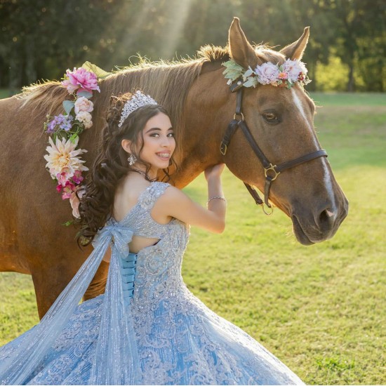 Spaghetti Strap Sky Blue Quince Dress Sweetheart Neck Girls Birthday Party Gown Sequin Wear Pageant Lace Appliques Vestidos De 15 Anos