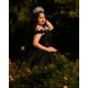 Sweetheart Neck Black Quince Dress Lace Appliques Girls Sweet 16 Dresses Off Shoulder Vestidos De 15 Anos