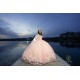 Cape Sleeve Vestidos De 15 Anos Pink Quince Dress Sweetheart Neck Birthday Party Dress With 3D Flowers