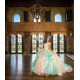 Off Shoulder Champagne Quince Dress Sweetheart Neck Vestidos De 15 Anos Lace Appliques Sweet 15 Gowns