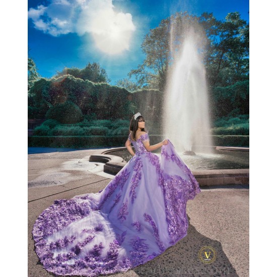 Off Shoulder Vestidos De 15 Anos Lilac Quince Dress Sweetheart Neck Girls Ball Gown Sweet 16 Dresses With 3D Flowers