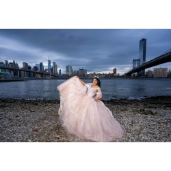 Off Shoulder Vestidos De 15 Anos Pink Quince Dress Lace Appliques V Neck Birthday Party Dress