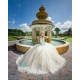 Sweetheart Neck Champagne Quince Dress Sleeveless Vestidos De 15 Anos Lace Appliques Strapless Sweet 15 Gowns