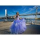 Sweetheart Neck Vestidos De 15 Anos Lilac Quince Dress Lace Appliques Sleeveless Girls Ball Gown Sweet 16 Dresses