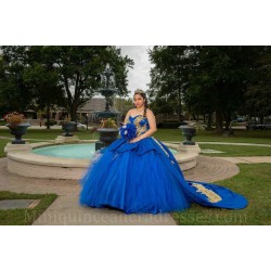 Sleeveless Vestidos De 15 Anos Blue Dress Girl Quince Sweetheart Neck Girl Birthday Gowns Lace Appliques Women 2024 Ball Gown