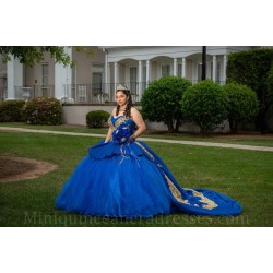 Sleeveless Vestidos De 15 Anos Blue Dress Girl Quince Sweetheart Neck Girl Birthday Gowns Lace Appliques Women 2024 Ball Gown