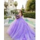 Sleeveless Vestidos De 15 Anos Lilac Quince Dress Sequin Sweetheart Neck Girl Birthday Gowns With 3D Flowers