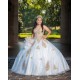 Sleeveless Vestidos De 15 Anos White Dress Girl Quince Sweetheart Neck Women 2024 Ball Gown Lace Appliques Girl Birthday Gowns