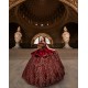 Sweetheart Neck Quince Dress Red Vestidos De 15 Anos Sequin Lace Appliques Girl Birthday Gowns Off Shoulder Women 2024 Ball Gown