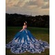 V Neck Quince Dress Navy Blue Vestidos De 15 Anos Sequin Lace Appliques Girl Birthday Gowns Sleeveless Women 2024 Ball Gown