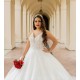 V Neck White Quince Dress Sleeveless Vestidos De 15 Anos Pearl Sequin Girl Birthday Gowns