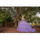 Cape Sleeve 15 Anos Lilac Quince Dress Sweetheart Neck Women 2024 Ball Gown Pearl  Girl Birthday Gowns With 3D Flowers