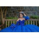 Detachable 15 Anos Sky Blue Quince Dress Sweetheart Neck Women 2024 Ball Gown Lace Appliques Girl Birthday Gowns