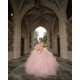 Ruffled Quince Dress Pink Vestidos De 15 Anos Sequin Sleeveless Girl Birthday Gowns Sweetheart Neck Women 2024 Ball Gown