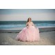 Ruffled Vestidos De 15 Anos Pink Dress Girl Quince Sweetheart Neck Women 2024 Ball Gown Lace Appliques Sleeveless Girl Birthday Gowns