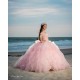 Ruffled Vestidos De 15 Anos Pink Dress Girl Quince Sweetheart Neck Women 2024 Ball Gown Lace Appliques Sleeveless Girl Birthday Gowns