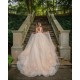 Sleeveless 15 Anos Champagne Quince Dress Pearl Women 2024 Ball Gown Lace Appliques V Neck Girl Birthday Gowns