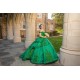 Sweetheart Neck 15 Anos Green Quince Dress Off Shoulder Women 2024 Ball Gown Lace Appliques Girl Birthday Gowns