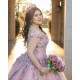 V Neck 15 Anos Pink Quince Dress Sleeveless Women 2024 Ball Gown Sequin Girl Birthday Gowns With 3D Flowers