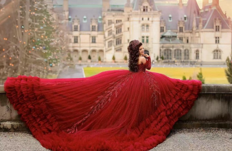 Red Quinceanera Dress